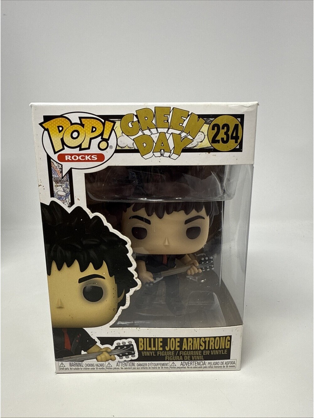 2023 Funko Pop! Rocks Green Day Billie Joe Armstrong Figure #234 FLAWED BOX
